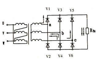 二极管三相桥式整流电路讲解