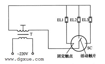 霓虹灯（氖气灯）高压旋转滚筒式控制电路