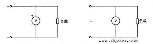 直流、交流电压测量电路图