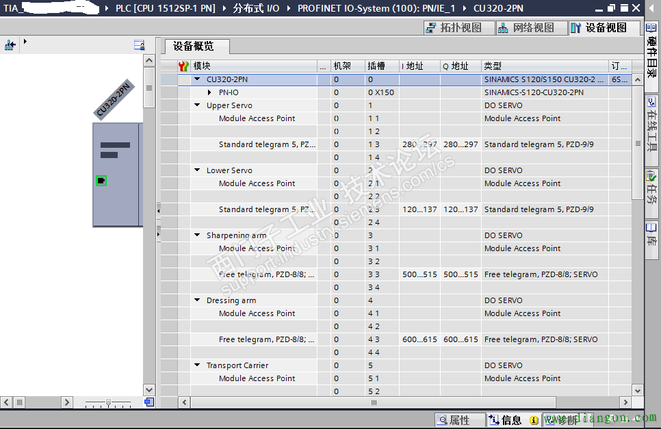 西门子S120和1500PLC调试总结