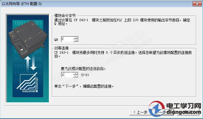 西门子CP243-1作为客户端与S7-300PLC进行以太网通讯
