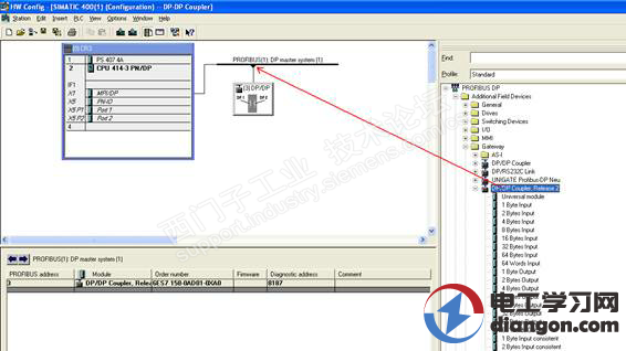 西门子DP Coupler模块使用方法图解