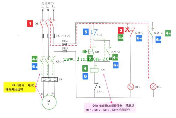 电动机控制电路的图解分析