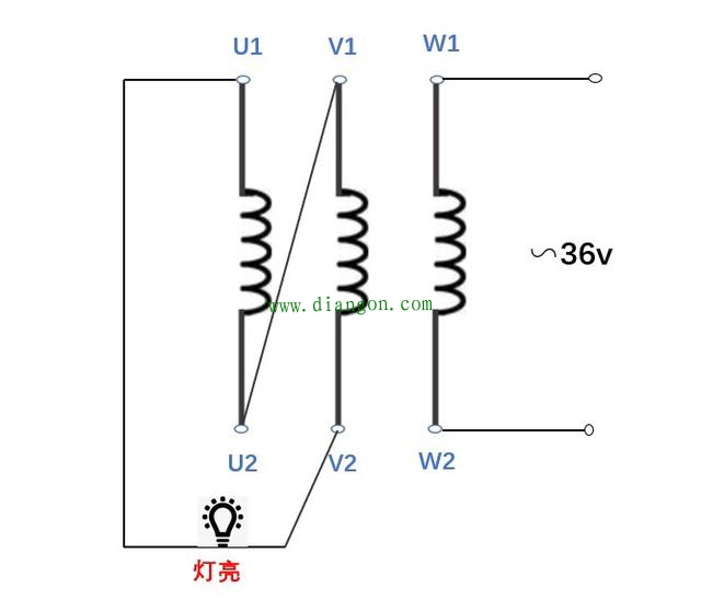 怎么判断三相异步电动机的首尾端？判断三相异步电动机三相绕组首尾端方法图解