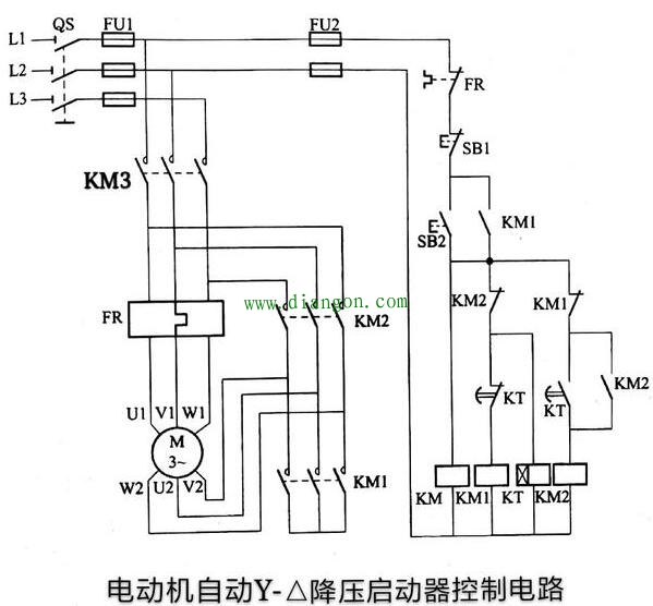 星三角主线路怎么有两种接法?电机星三角启动主电路的两种接线方式原理图解