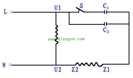 单相异步电动机正反转原理