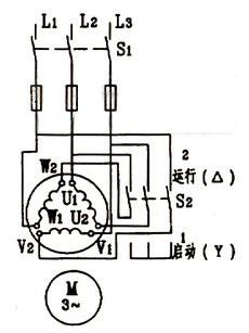 星三角降压启动的工作原理