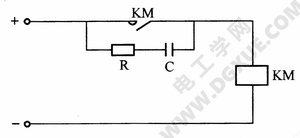 消除直流接触器、继电器电弧的电路图