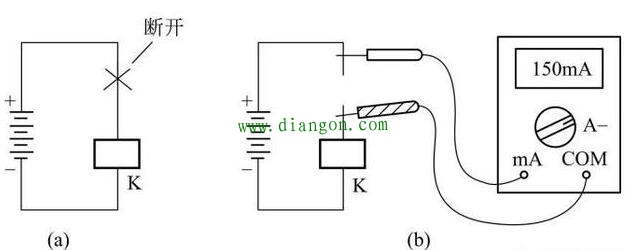数字万用表测量直流电流和测量交流电流方法图解