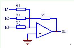 变频器反相求和电路输出结果的快速估算