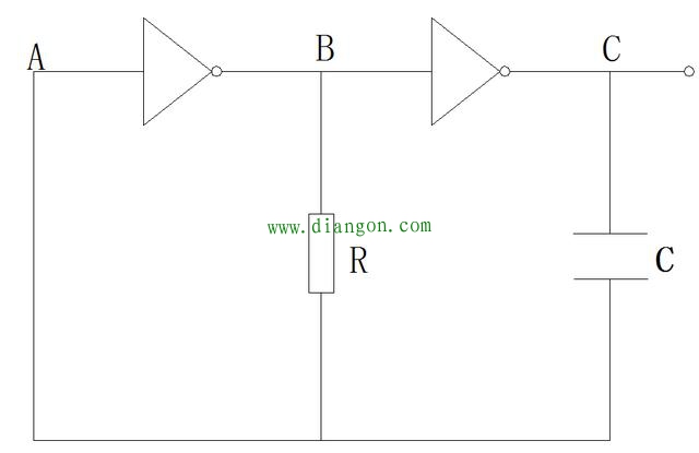 CD4069六反相器与非门电路的原理与应用_cd4069典型应用电路图