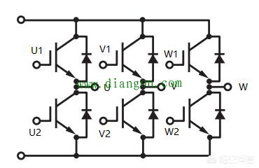 变频控制中三相逆变桥的工作原理