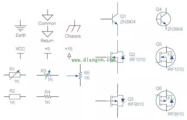 原理图符号大全 如何理解电子符号字母表示