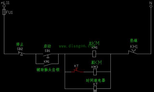 手把手教你画三相异步电动机控制电路图