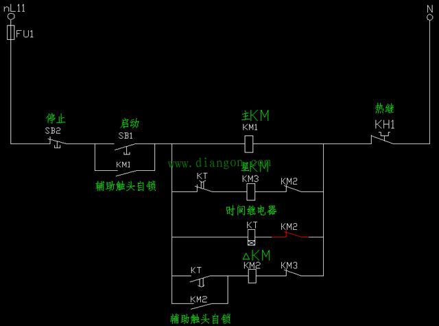 手把手教你画三相异步电动机控制电路图