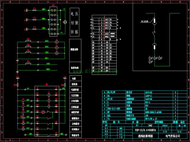 怎么看电气回路图
