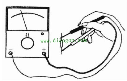 指针式万用表检测电阻方法图解