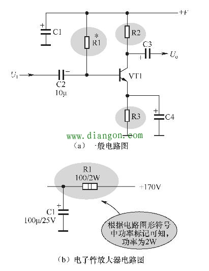 电阻器电路图形符号