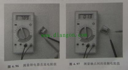 数字万用表测量继电器好坏方法图解