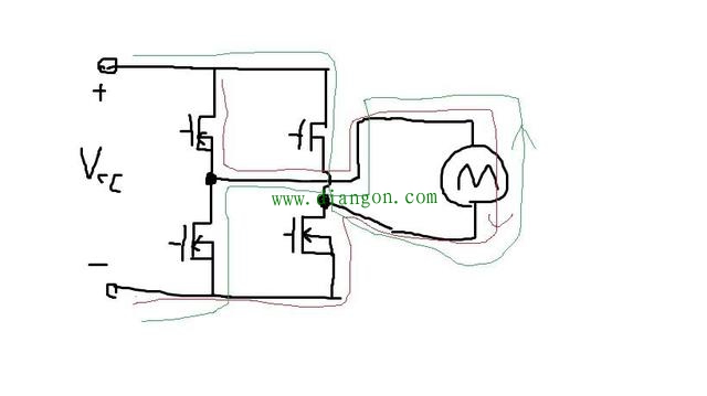 直流电机如何调转向?直流电机正反转原理图解