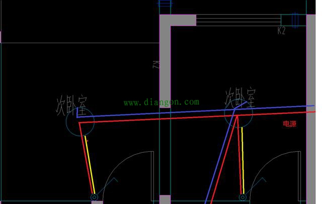 家装电气图纸怎么看导线根数?如何穿线？