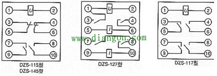 中间继电器的常闭与常开触点