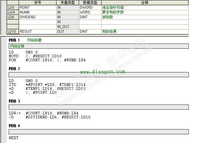 西门子200 smart PLC指针及循环指令的应用