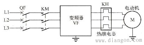 变频器进线侧主电路接线图解