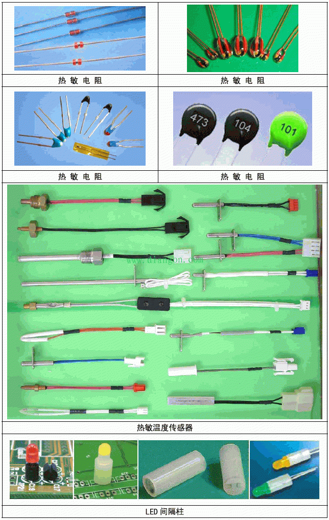 常用电子元器件实物图片大全