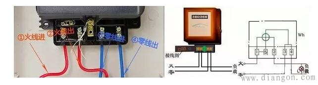 单相电表与三相四线电表接线区别