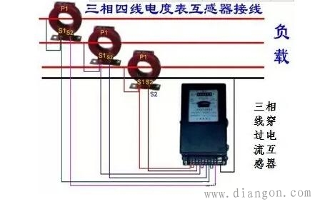 单相电表与三相四线电表接线区别