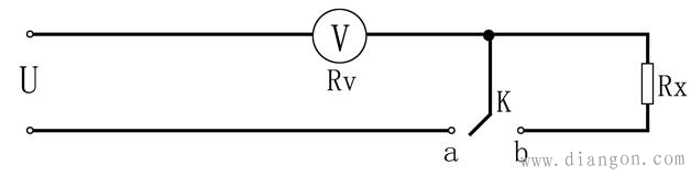 如何用一个电压表测量直流电阻