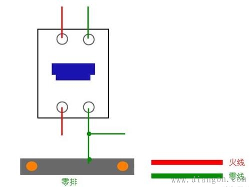 家用配电箱断路器安装接线方法图解