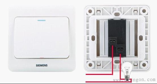 两地控制一盏灯电路图详解