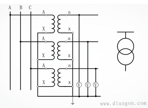 电压互感器4种接线方式