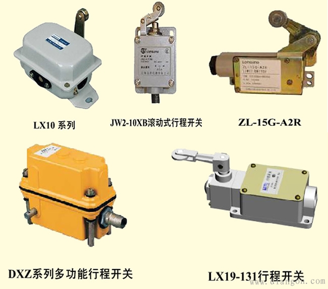 行程开关的结构、动作符号及型号含义