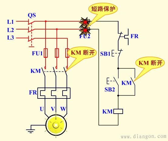 电动机常见保护电路