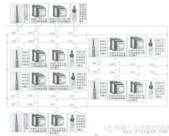 工矿常用行车电器操作控制电路