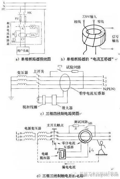 漏电断路器的结构原理