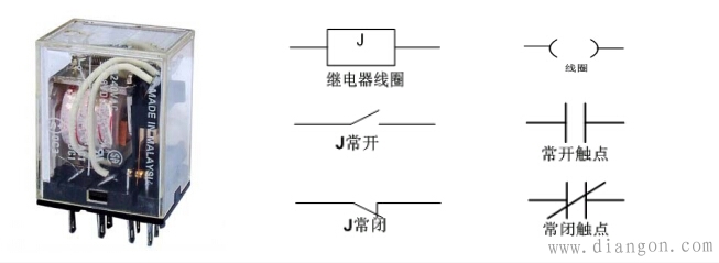 继电器的作用原理_继电器的实物照片及符号