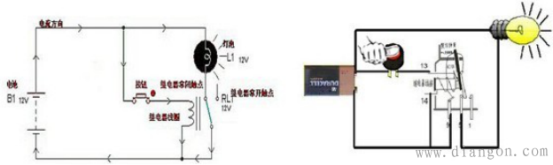 继电器的作用原理_继电器的实物照片及符号