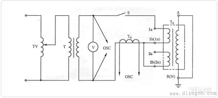 电压互感器短路试验方法