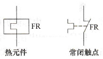 热继电器的图形及文字符号