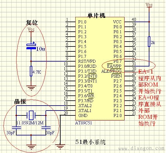 单片机晶振电路原理及作用_单片机晶振电路设计