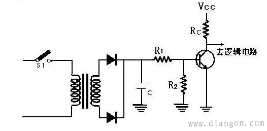 利用三极管开关做为不同电压准位之界面电路