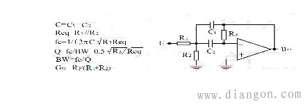 高Q值滤波电路