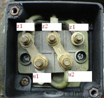 单相电机接线柱接法