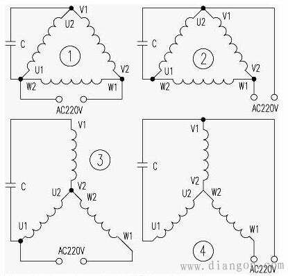 三相异步电动机改单相运行