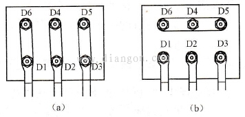 电动机绕组三角形或星形接线