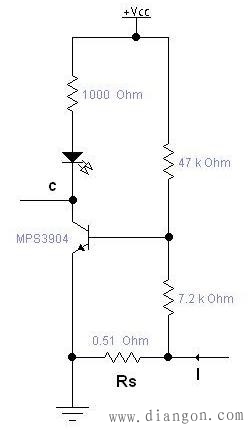 三极管电流检测电路